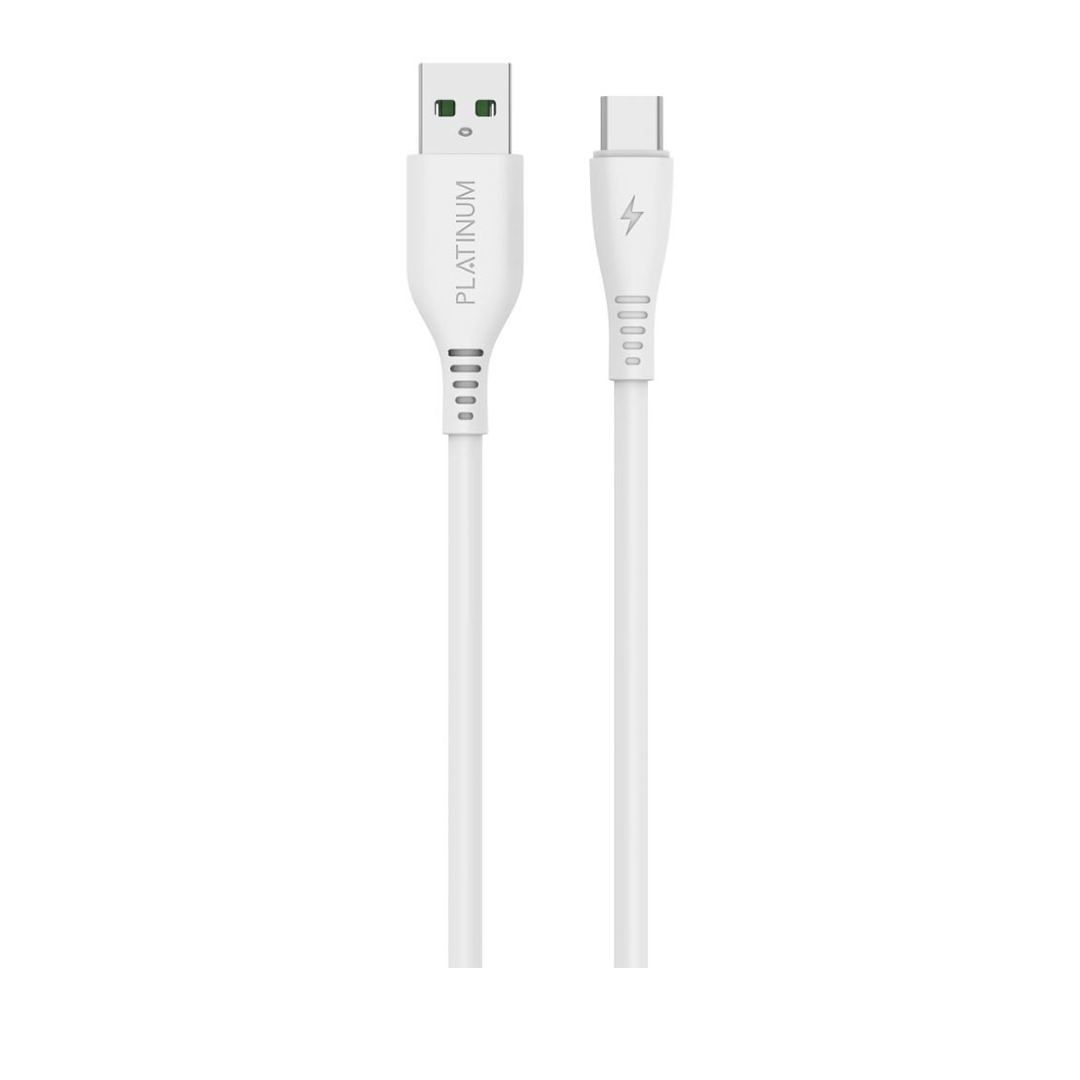 Platinum FLEX Series Cable Type-C 3.0A 1M - White-P-CBFLCWH