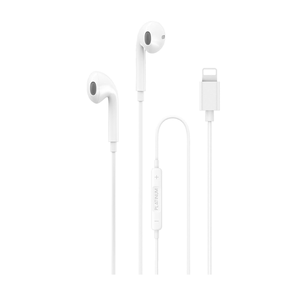 Platinum VITAL Series Lightning Stereo Earphone - White