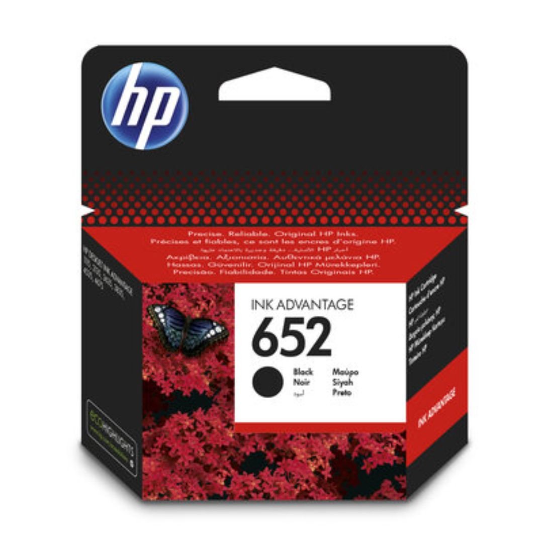 HP 652 Black Original Ink Advantage Cartridge - F6V25AE