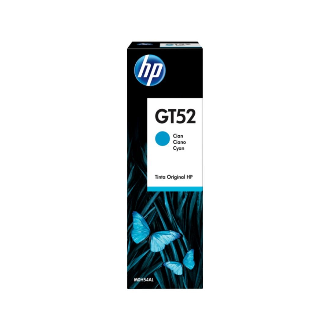  HP GT52 Cyan Ink Bottle - M0H54AE