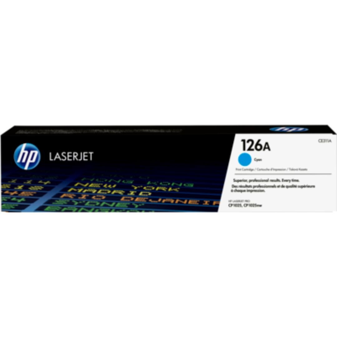 HP 126A Cyan Original LaserJet Toner Cartridge - CE311A