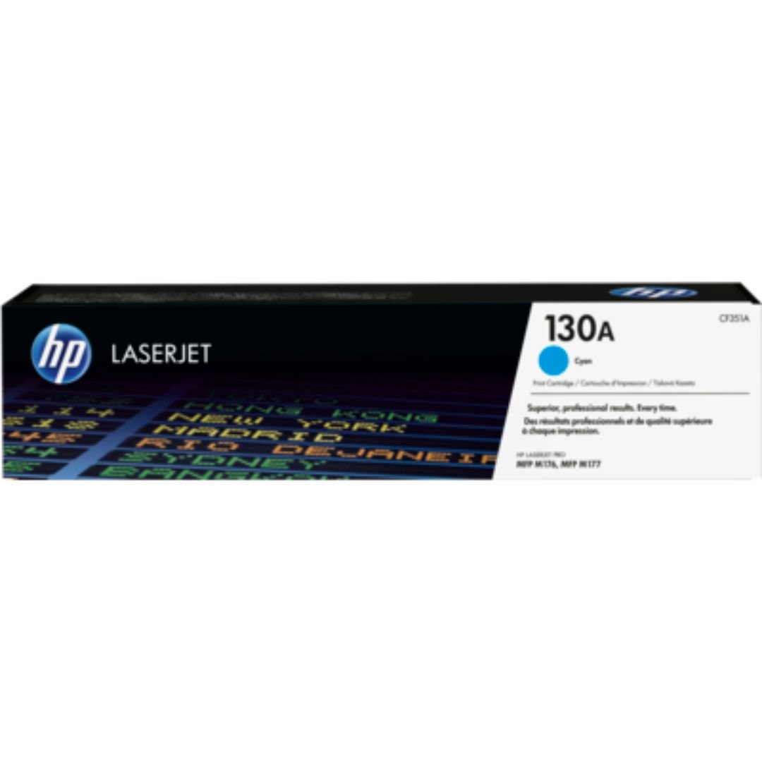 HP 130A Cyan Original Toner Cartridge - CF351A