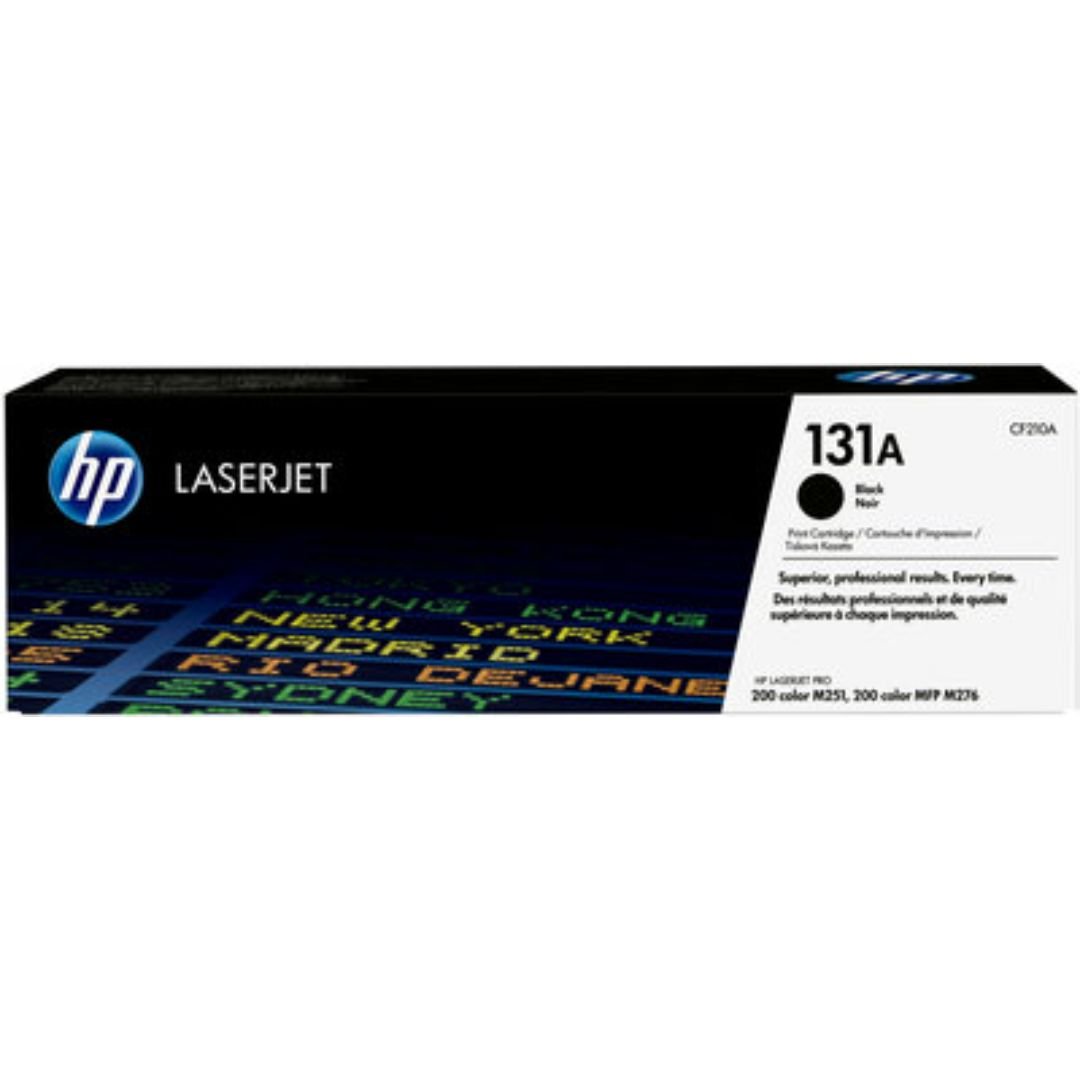 HP 131A Black Original LaserJet Toner Cartridge - CF210A