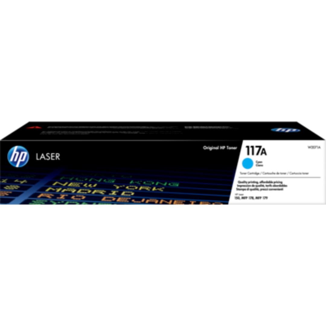 HP 117A Cyan Original Laser Toner Cartridge - W2071A