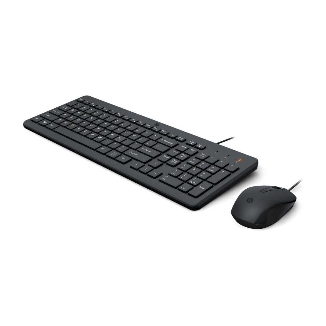 HP 100 Wired Mouse and Keyboard - 240J7AA