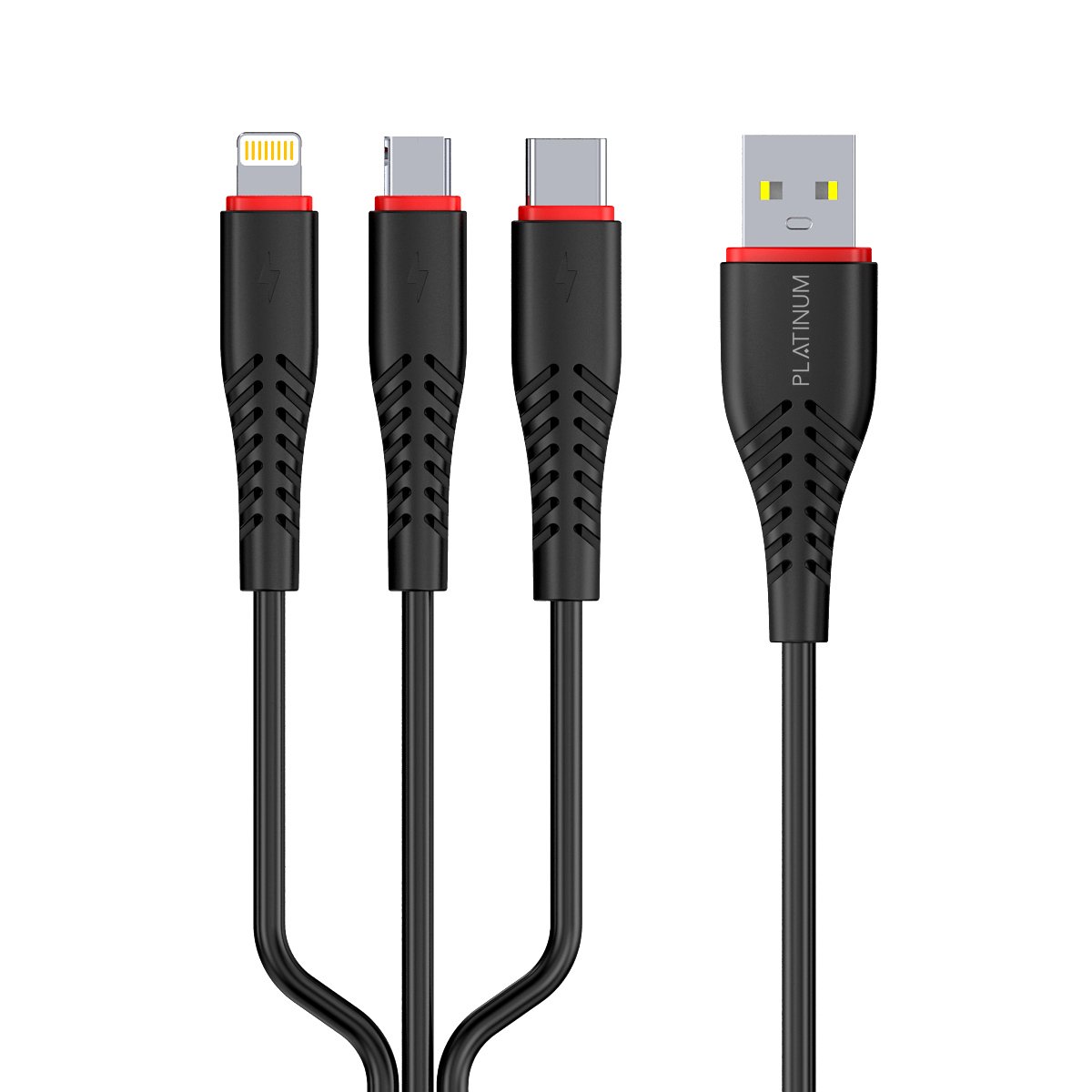 Platinum SMART Series 3in1 Cable Black