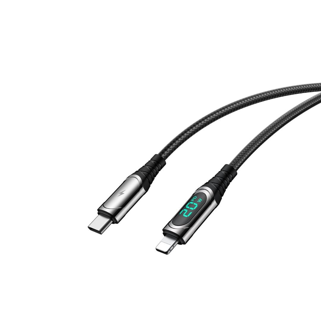 Platinum SUPER Series LED Cable PD 20W C-L 1.2M - Black - P-CBSUPCLBK