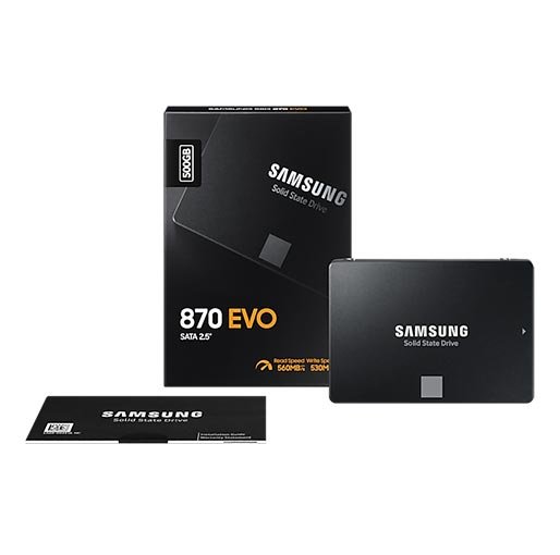 Samsung 870 EVO 500GB Solid State Drive SSD - MZ-77E500BW