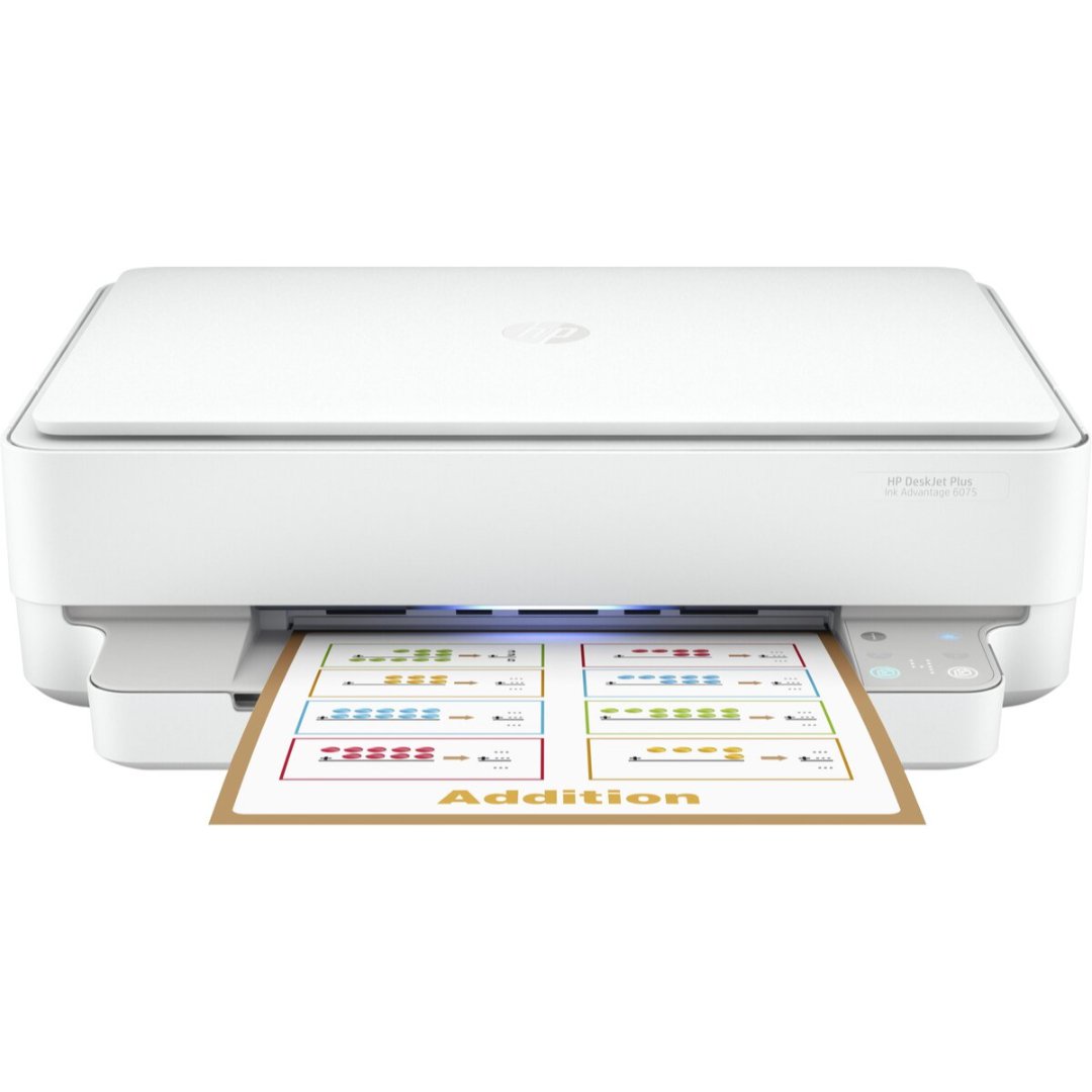 HP Deskjet Plus 6075 AiO Printer - 5SE22C