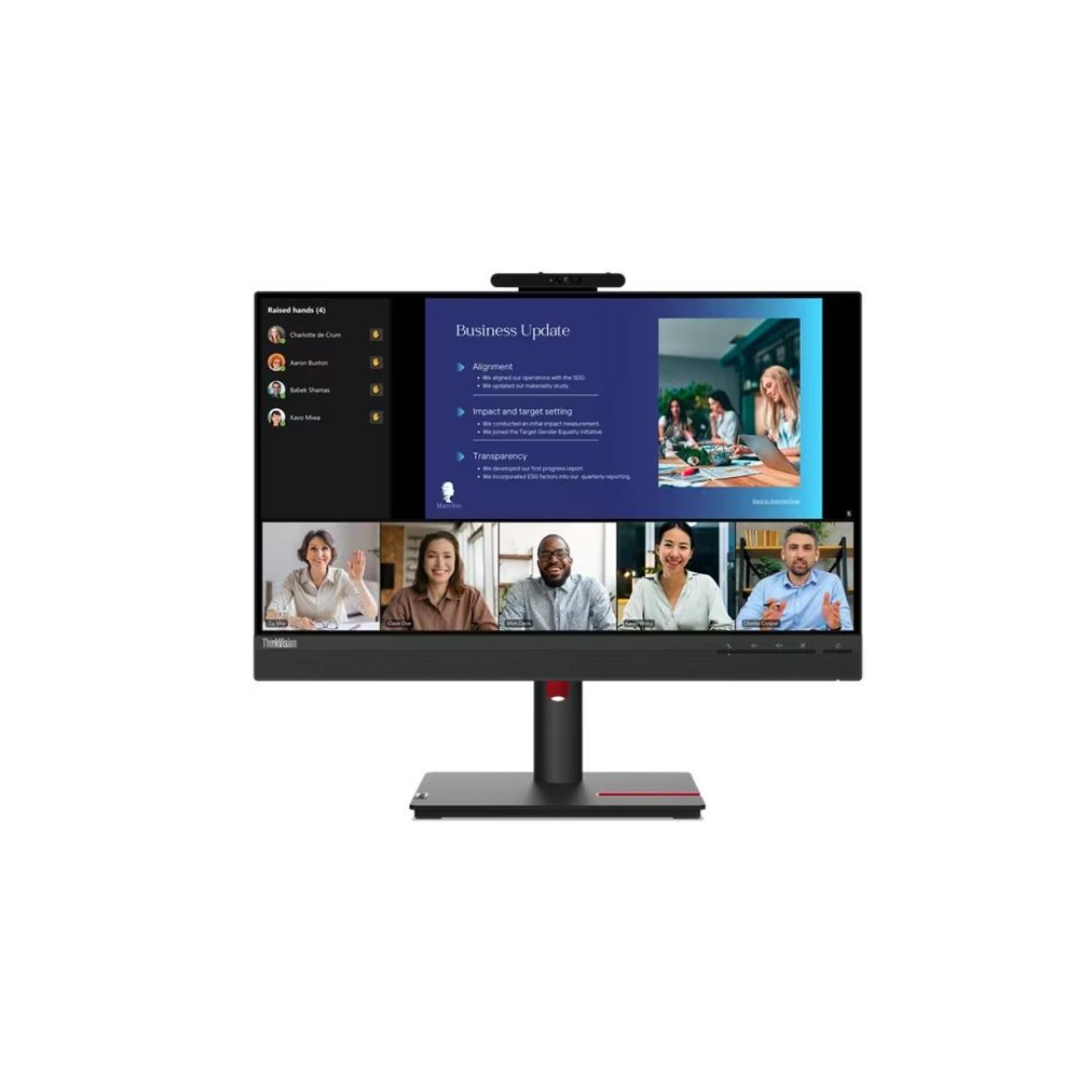 Lenovo ThinkVision T24v-30 - 23.8 Inches Monitor - 63D8MAT3UK