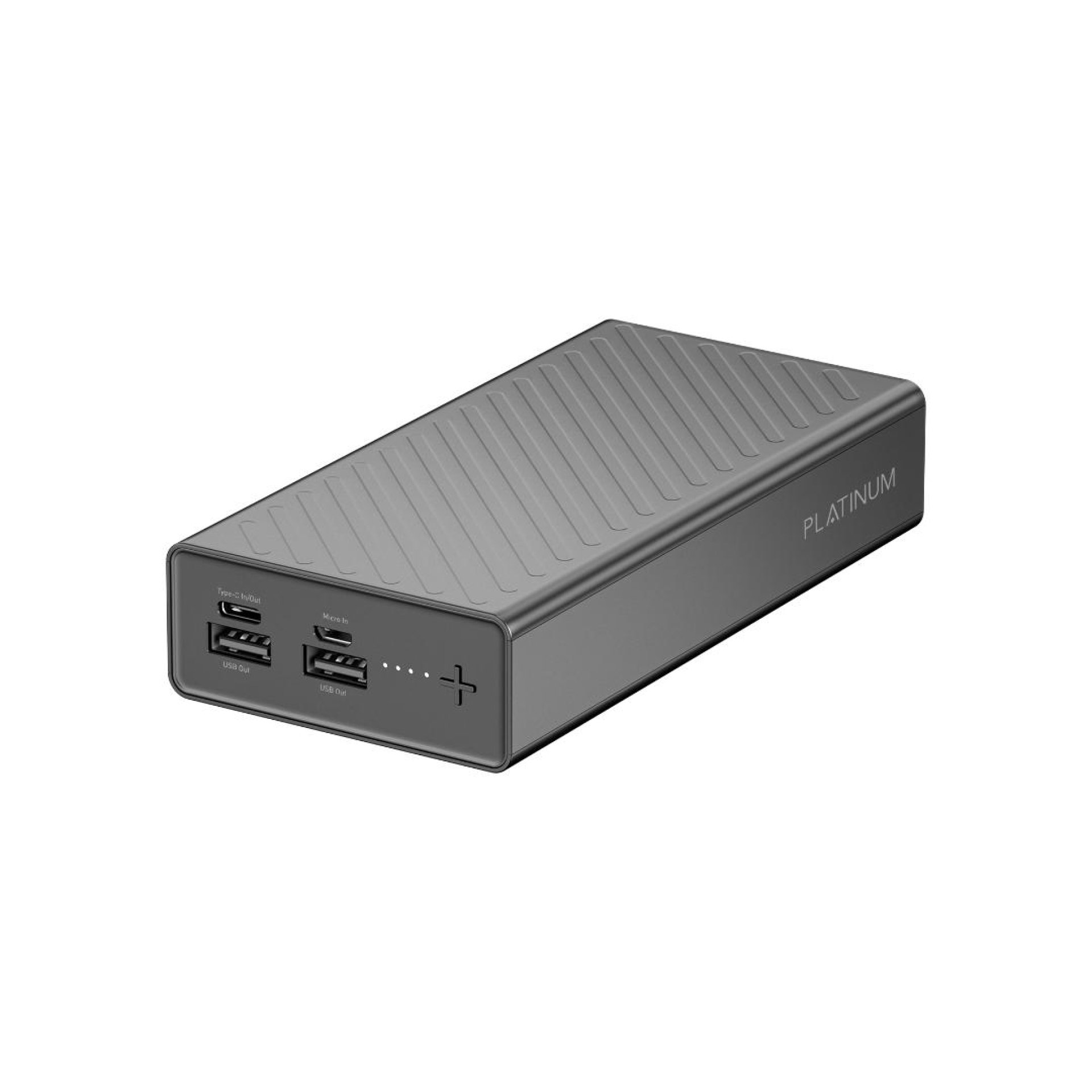 Platinum FLARE Series Power Bank 20000mAh - Black - P-PBFLR20BK