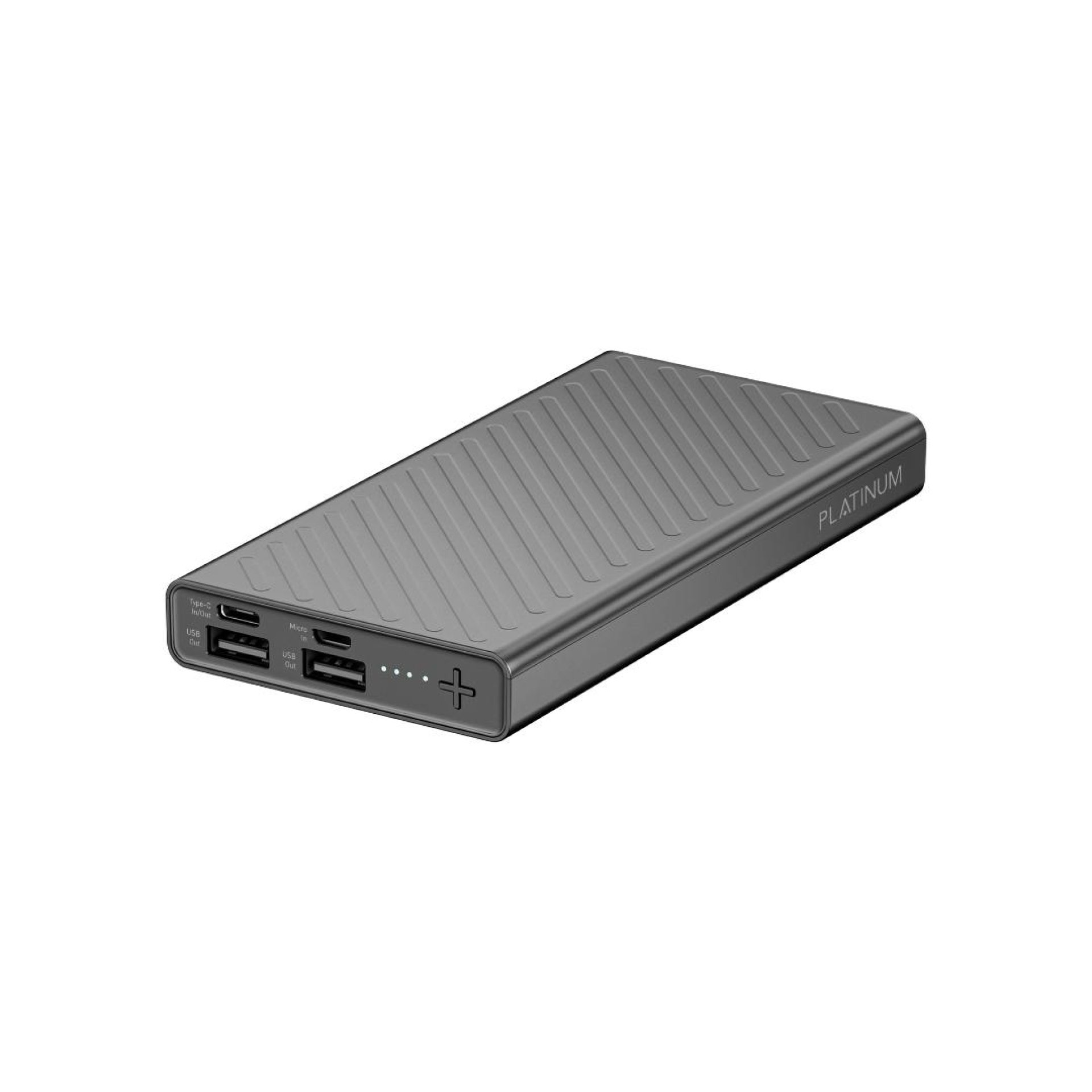 Platinum FLARE Series Power Bank 10000mAh - Black - P-PBFLR10BK