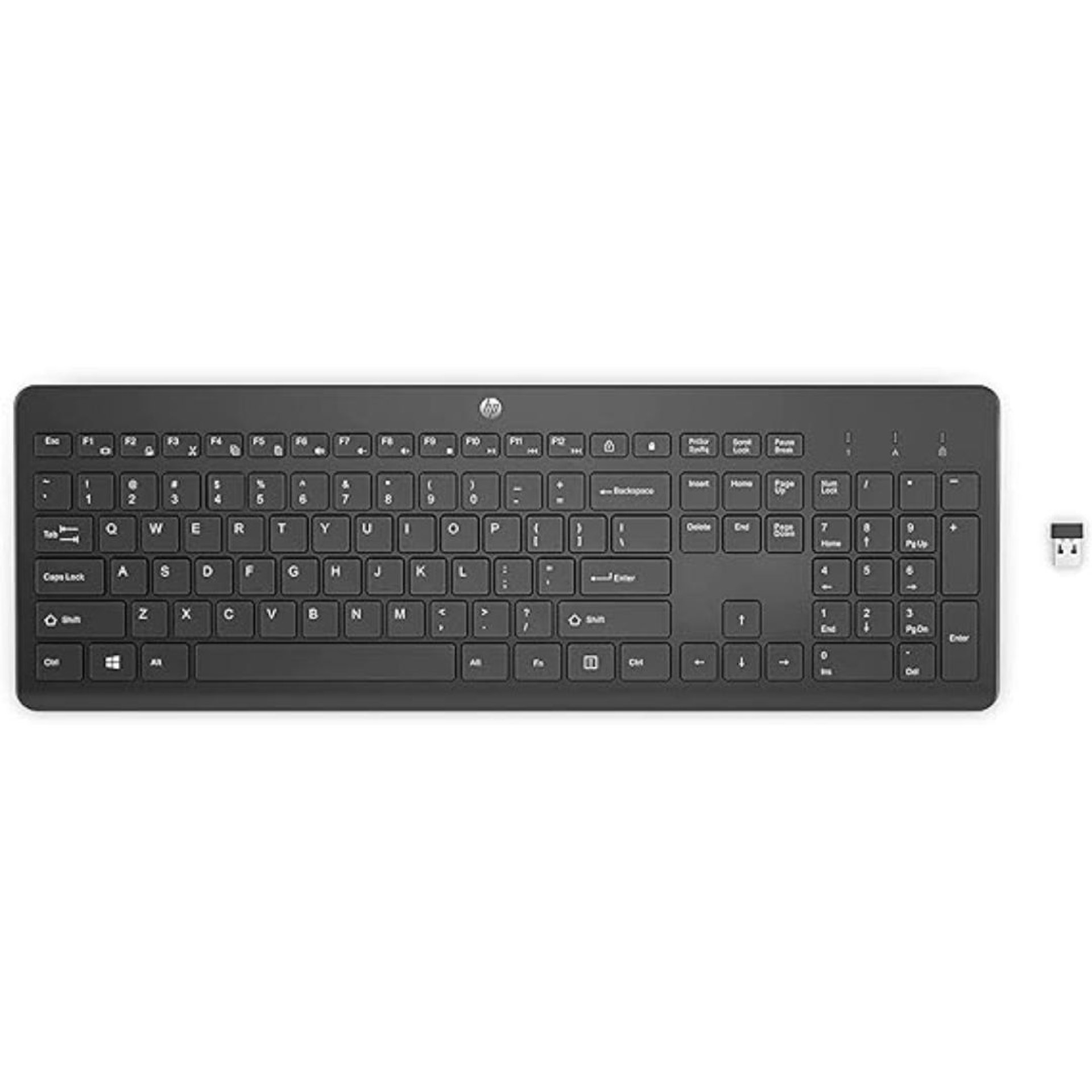 HP 230 wireless keyboard black - 3L1E7AA