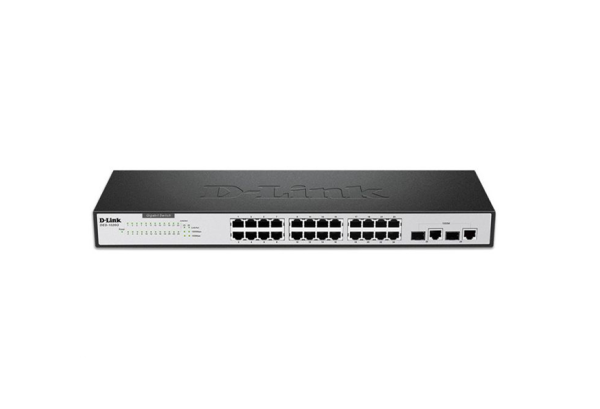 D-link 24-port 10/100Mbps & 2-port 10/100/1000Mbps Copper Gigabit switch - DES-1026G/E