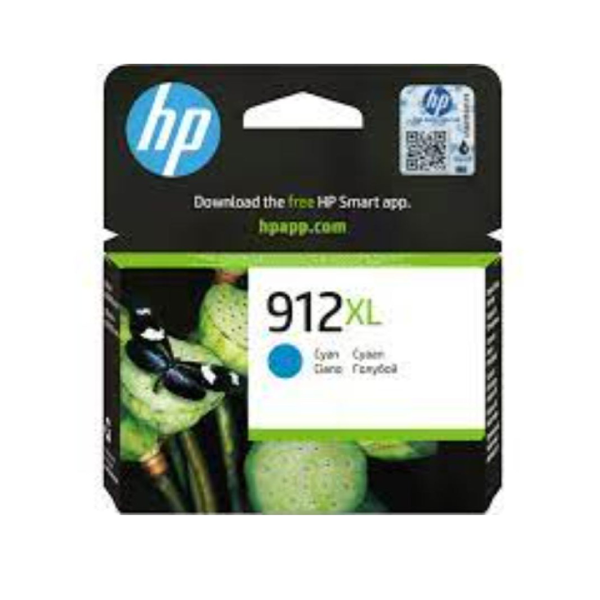 HP 912XL High Yield Cyan Original Ink Cartridge - 3YL81AE