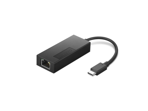 Lenovo USB-C to Ethernet Adapter- Black - GX90S91832