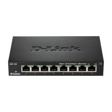 D-Link 8 port/10/100m Unmanaged Switch metal - DES-108/B