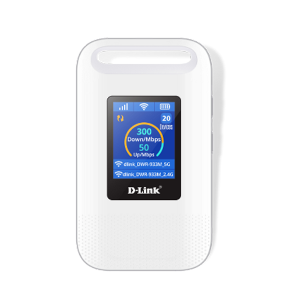 D-link MIFI 4G LTE Cat6 300 Mbps with LCD display - DWR-933M