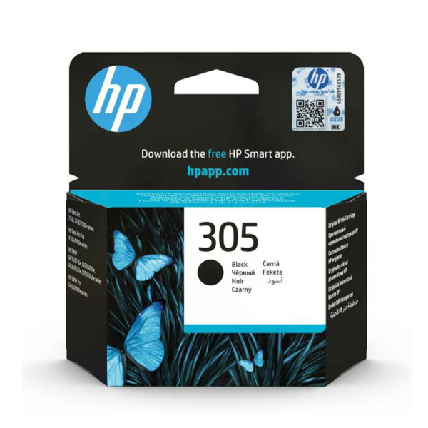 HP 305 Black Original Ink Cartridge - 3YM61AE