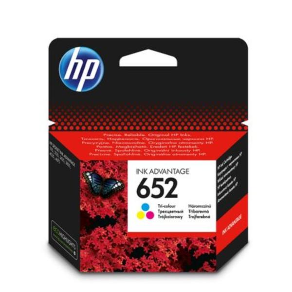 HP 652 Tri-color Original Ink Advantage Cartridge - F6V24AE