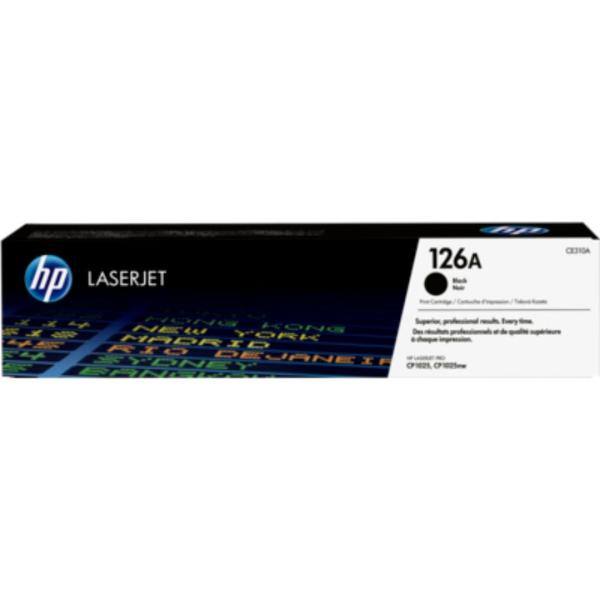 HP 126A Black Original LaserJet Toner Cartridge - CE310A