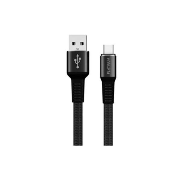 Platinum TOUGH Series Cable Type-C 2M 2.4A- Black