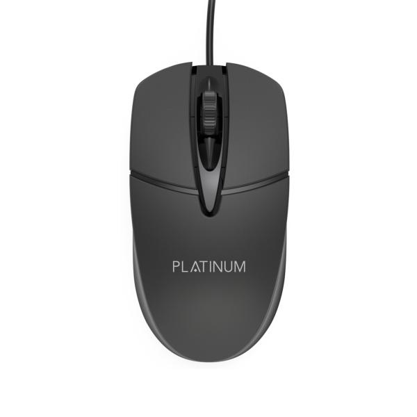 Platinum VITAL Series Wired Optical Mouse - Black - P-MOUSVITBK