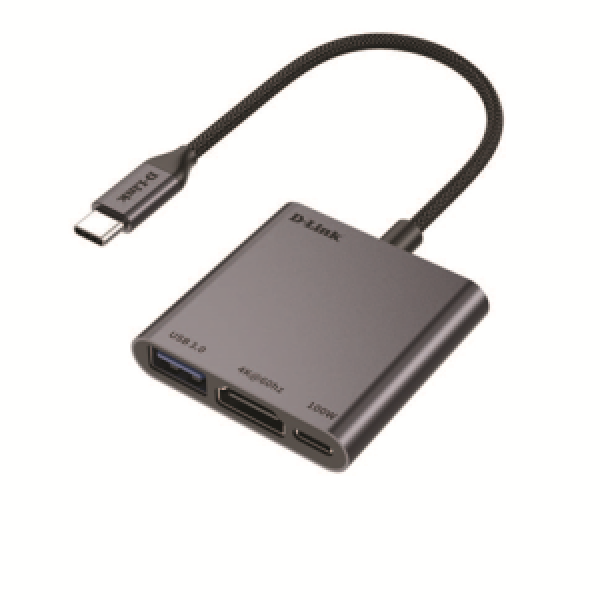 D Link 3-in-1 USB-C Dongle (DUB-C103)