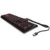 HP Encoder Gaming Red Keyboard - 6YW76AA